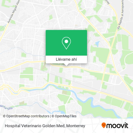 Mapa de Hospital Veterinario Golden Med