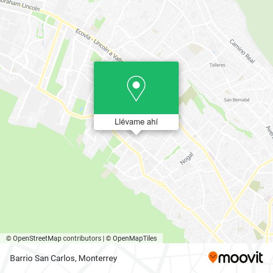 Mapa de Barrio San Carlos