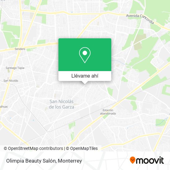 Mapa de Olimpia Beauty Salón