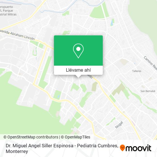 Mapa de Dr. Miguel Angel Siller Espinosa - Pediatría Cumbres