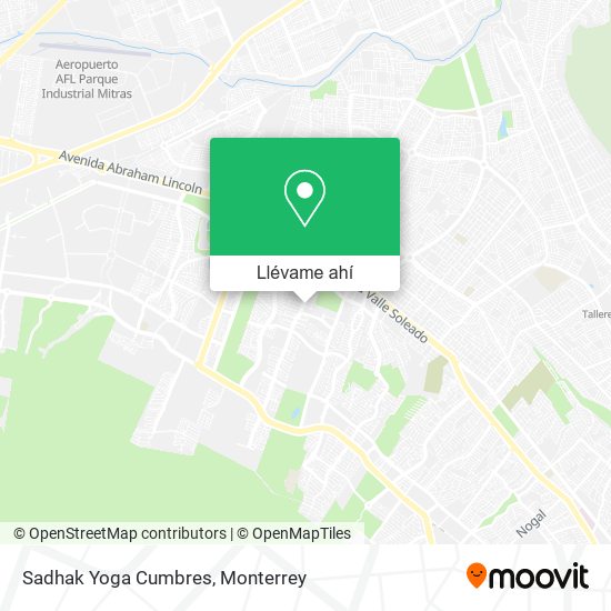 Mapa de Sadhak Yoga Cumbres