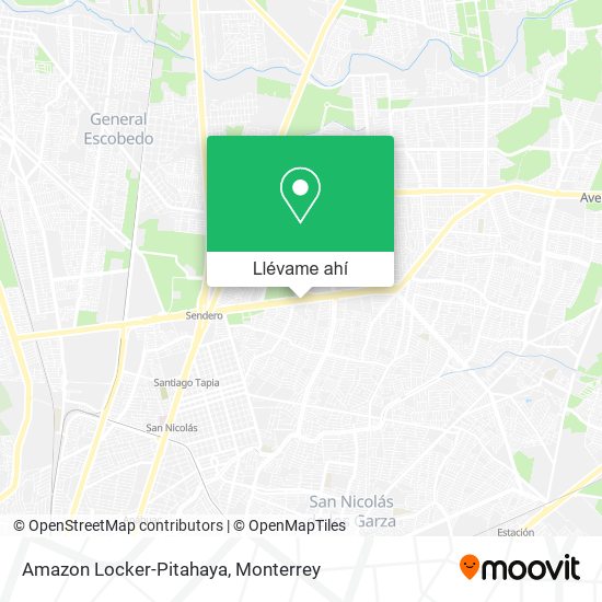 Mapa de Amazon Locker-Pitahaya