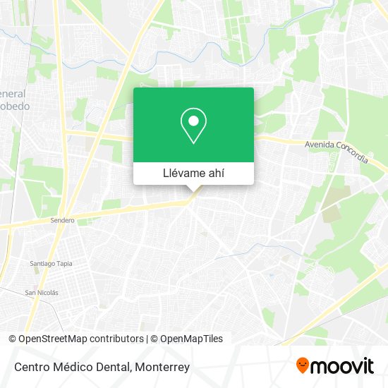 Mapa de Centro Médico Dental