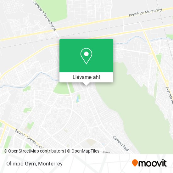 Mapa de Olimpo Gym