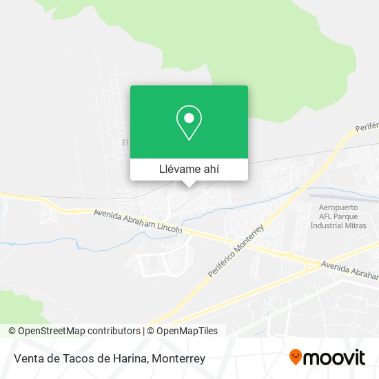 Mapa de Venta de Tacos de Harina