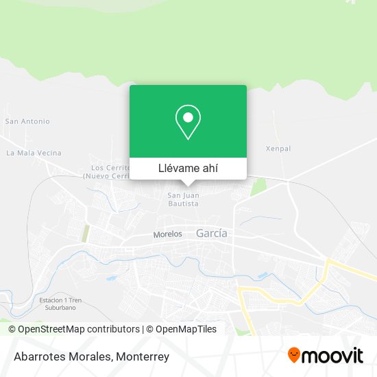 Mapa de Abarrotes Morales