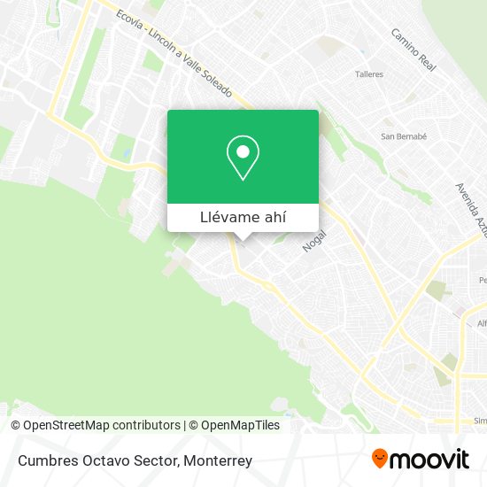 Cómo llegar a Cumbres Octavo Sector en Monterrey en Autobús?