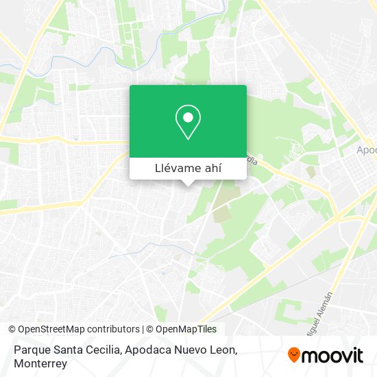 Cómo llegar a Parque Santa Cecilia, Apodaca Nuevo Leon en San Nicolás De  Los Garza en Autobús?