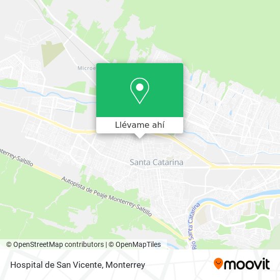 Mapa de Hospital de San Vicente