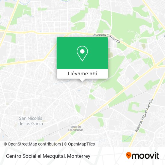 Mapa de Centro Social el Mezquital