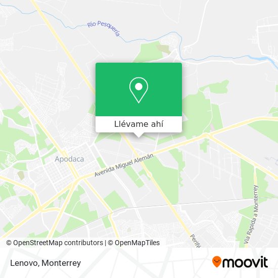 Mapa de Lenovo