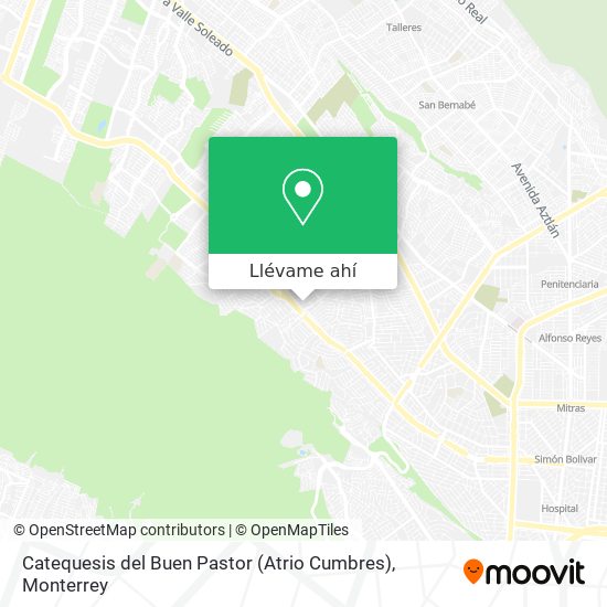 Cómo llegar a Catequesis del Buen Pastor (Atrio Cumbres) en Monterrey en  Autobús?