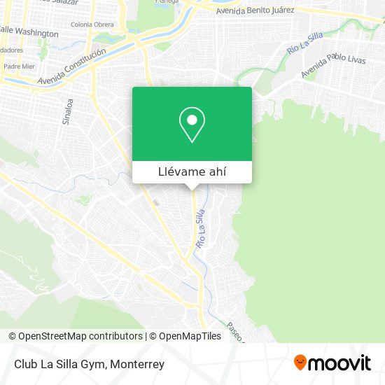 Mapa de Club La Silla Gym