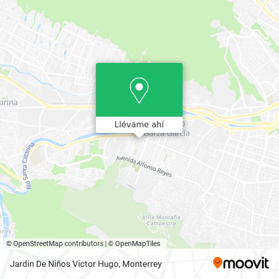 Mapa de Jardin De Niños Victor Hugo