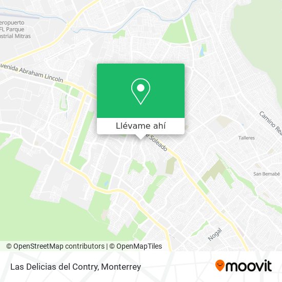 Mapa de Las Delicias del Contry