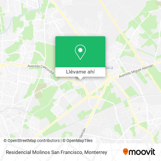 Cómo llegar a Residencial Molinos San Francisco en San Nicolás De Los Garza  en Autobús?