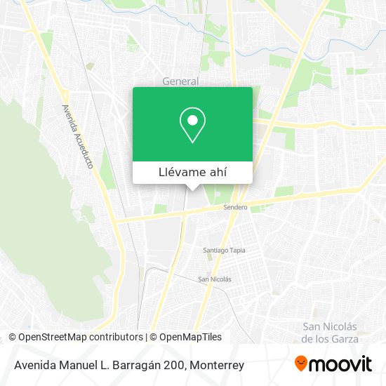 Mapa de Avenida Manuel L. Barragán 200