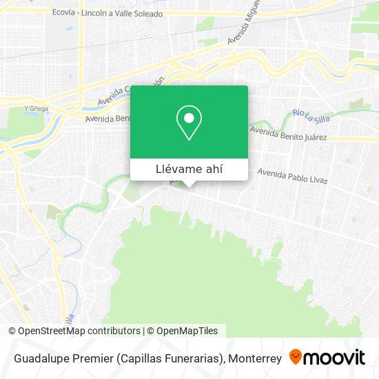 Mapa de Guadalupe Premier (Capillas Funerarias)