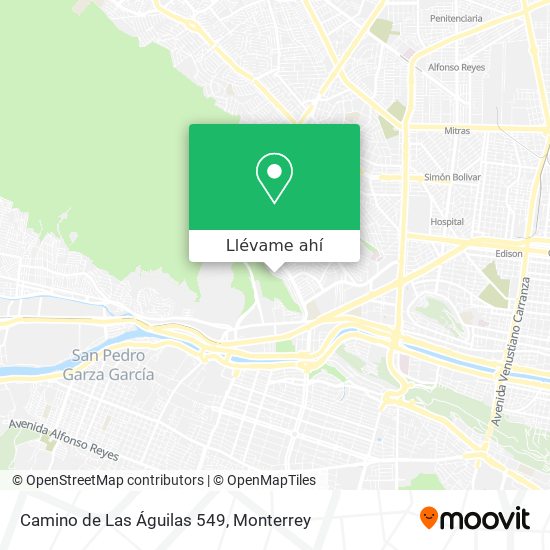 Cómo llegar a Camino de Las Águilas 549 en Monterrey en Autobús?