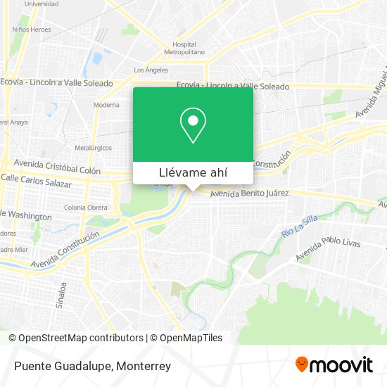 Cómo llegar a Puente Guadalupe en Autobús o Metrorrey?