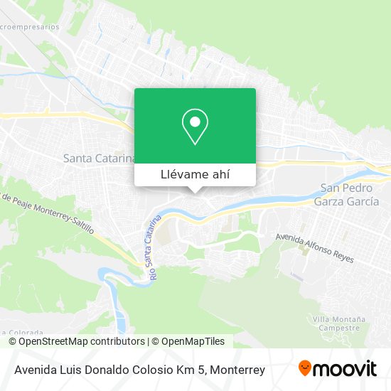 Mapa de Avenida Luis Donaldo Colosio Km 5