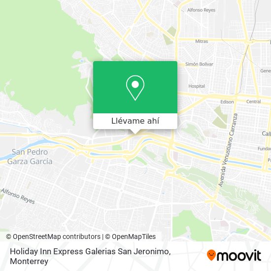 Mapa de Holiday Inn Express Galerias San Jeronimo
