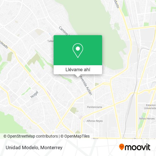 Cómo llegar a Unidad Modelo en Monterrey en Autobús o Metrorrey?