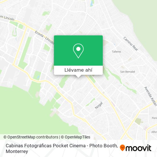 Mapa de Cabinas Fotográficas Pocket Cinema - Photo Booth