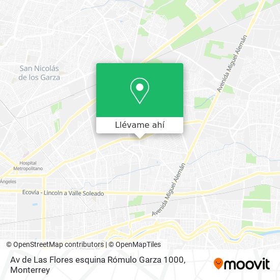 Cómo llegar a Av de Las Flores esquina Rómulo Garza 1000 en San Nicolás De Los Garza en Autobús? Cómo llegar a Av de Las Flores esquina Rómulo Garza 1000 en San Nicolás De Los Garza en Autobús?
