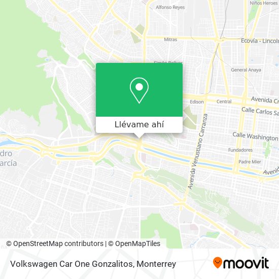  Cómo llegar a Volkswagen Car One Gonzalitos en San Pedro Garza García en Autobús o Metrorrey?