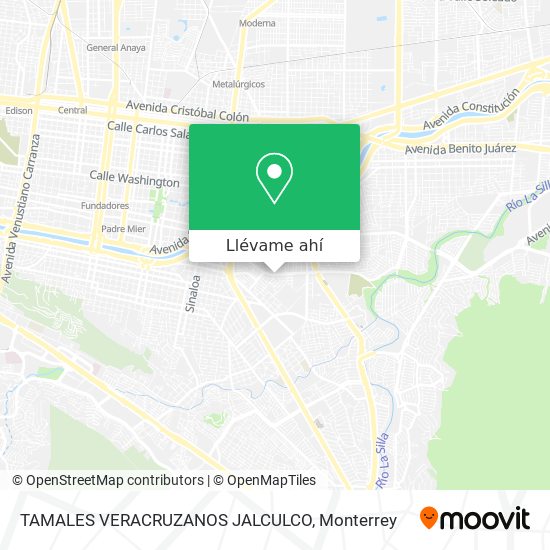 Mapa de TAMALES VERACRUZANOS JALCULCO