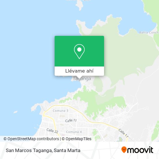 Mapa de San Marcos Taganga