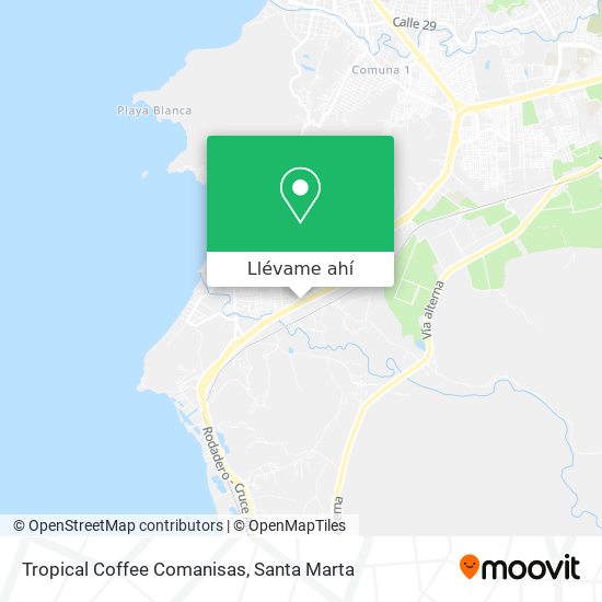 Mapa de Tropical Coffee Comanisas