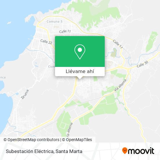 Mapa de Subestación Eléctrica