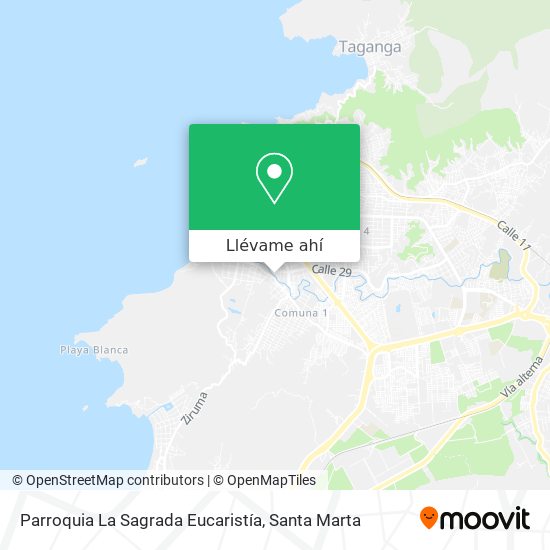 Mapa de Parroquia La Sagrada Eucaristía