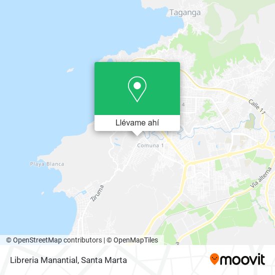 Mapa de Libreria Manantial