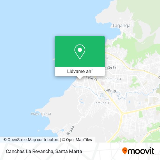 Mapa de Canchas La Revancha