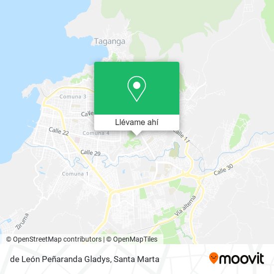 Mapa de de León Peñaranda Gladys