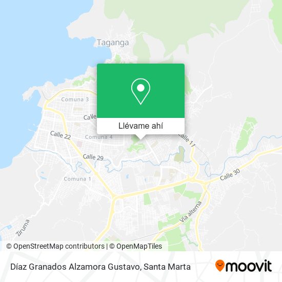 Mapa de Díaz Granados Alzamora Gustavo