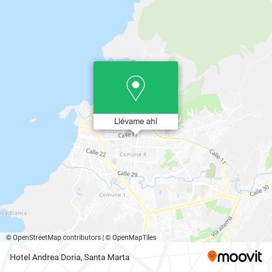 Mapa de Hotel Andrea Doria