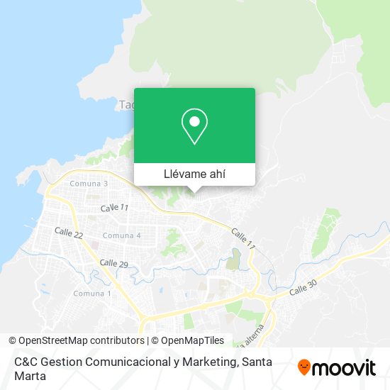 Mapa de C&C Gestion Comunicacional y Marketing