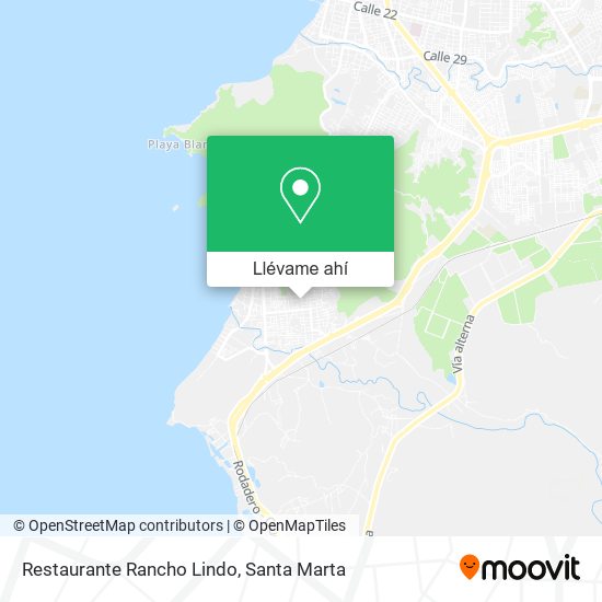 Mapa de Restaurante Rancho Lindo