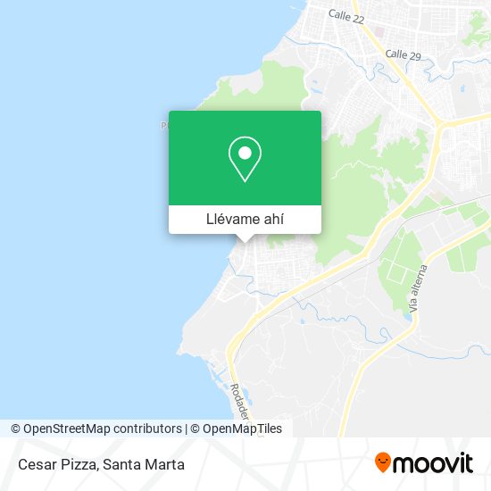 Mapa de Cesar Pizza