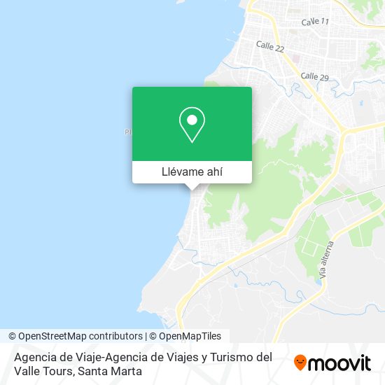 Mapa de Agencia de Viaje-Agencia de Viajes y Turismo del Valle Tours