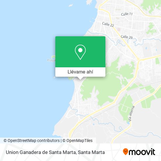 Mapa de Union Ganadera de Santa Marta