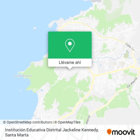 Mapa de Institución Educativa Distrital Jackeline Kennedy