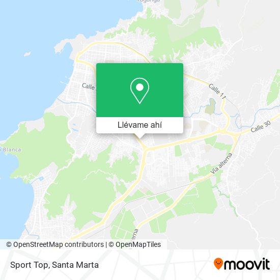 Mapa de Sport Top