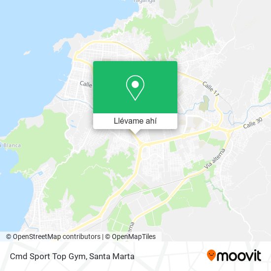 Mapa de Cmd Sport Top Gym