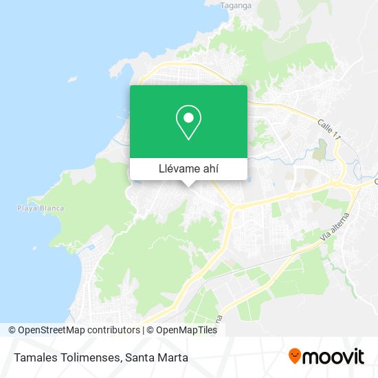 Mapa de Tamales Tolimenses