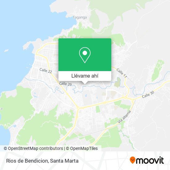 Mapa de Rios de Bendicion